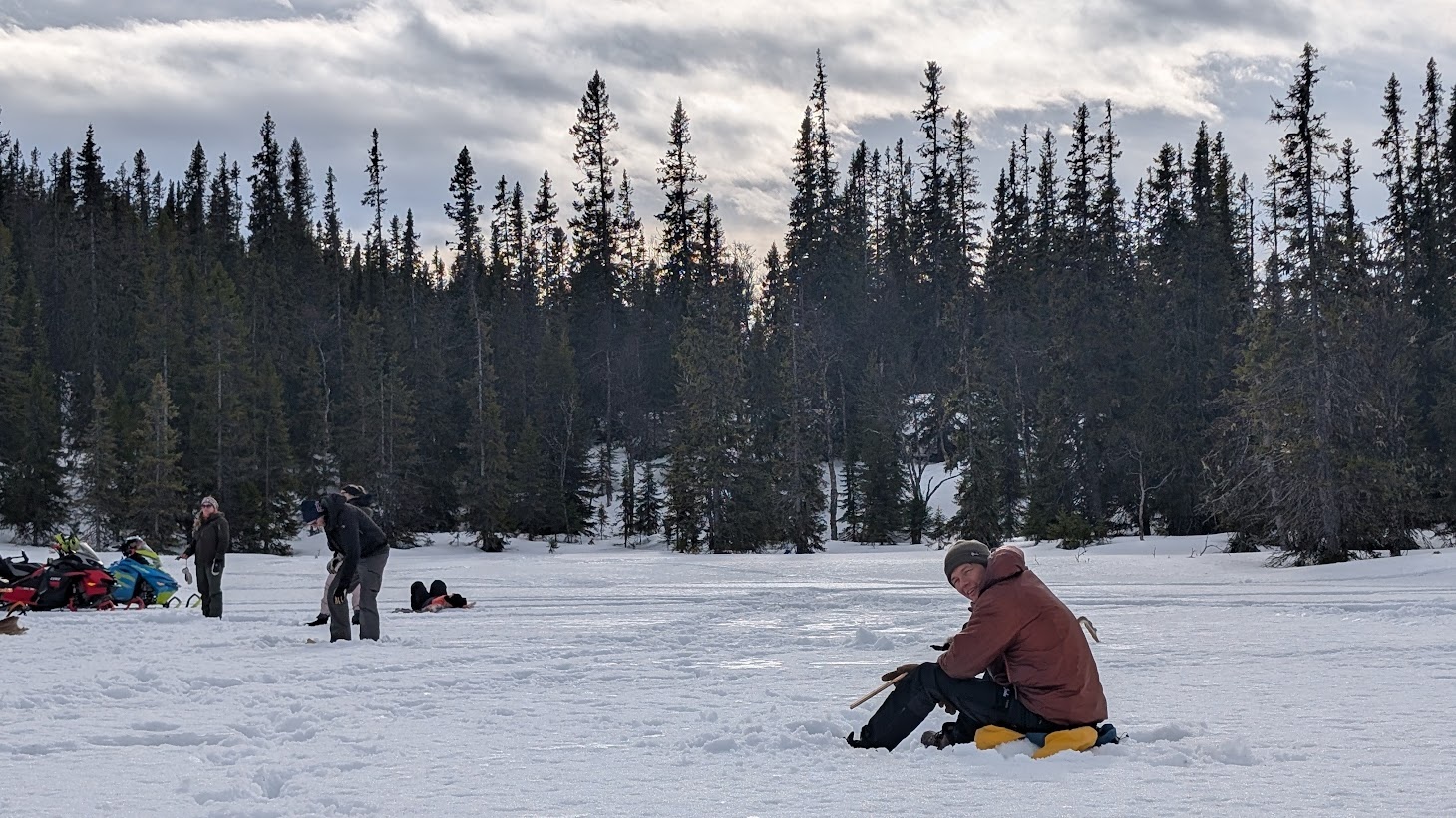 Ice fishing