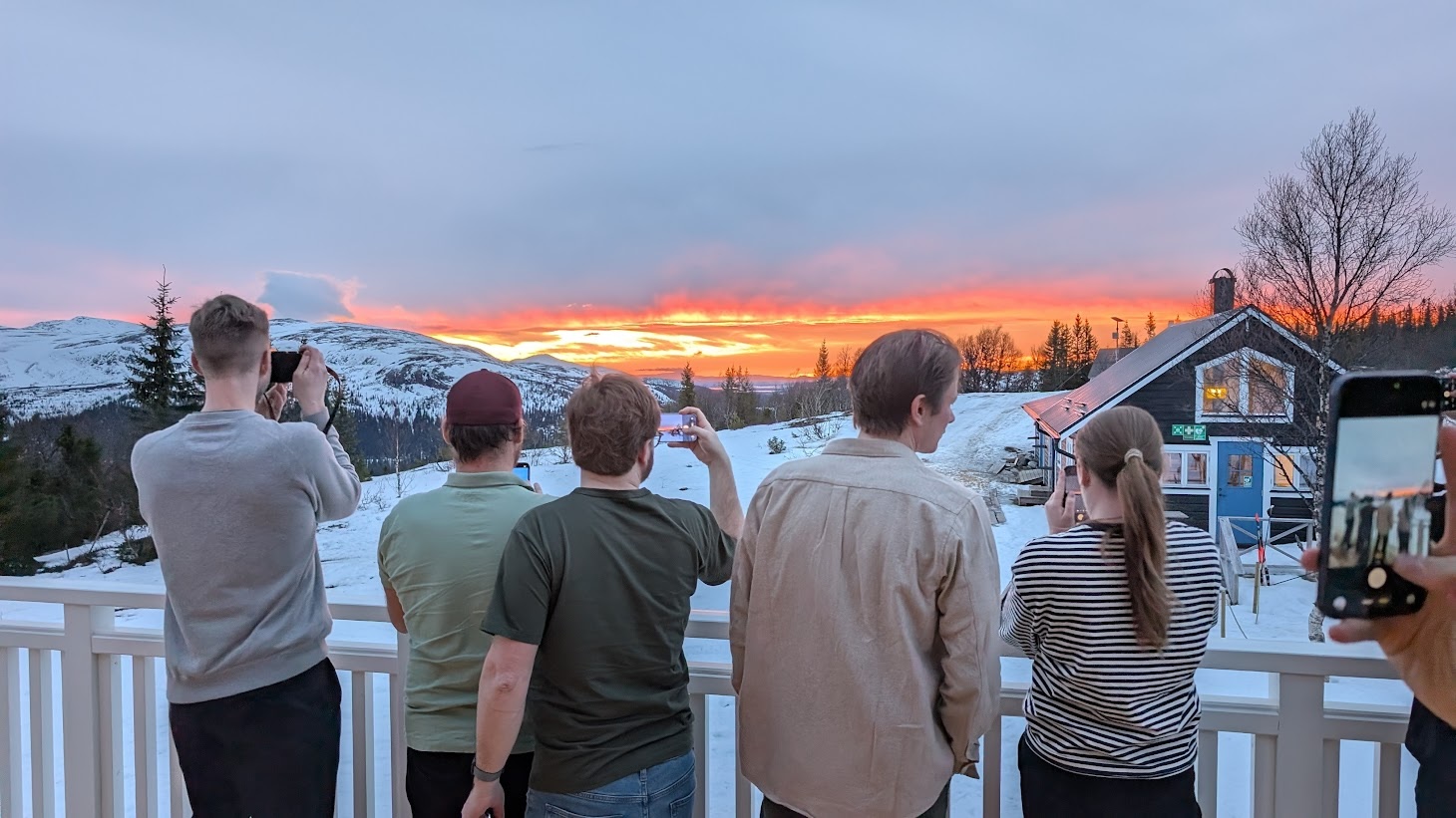 Sunset over Norway
